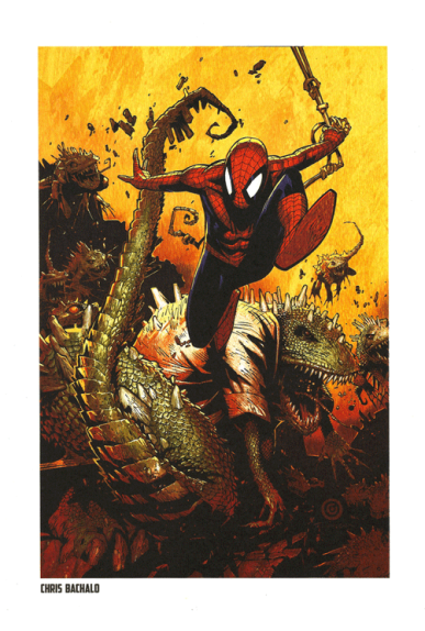 Lithographie Spider-Man par Chris Bachalo