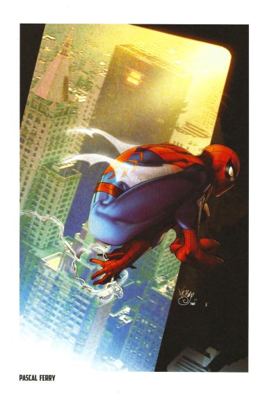 Lithographie Spider-Man par Pascal Ferry