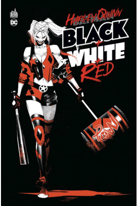 Harley Quinn Black White Red