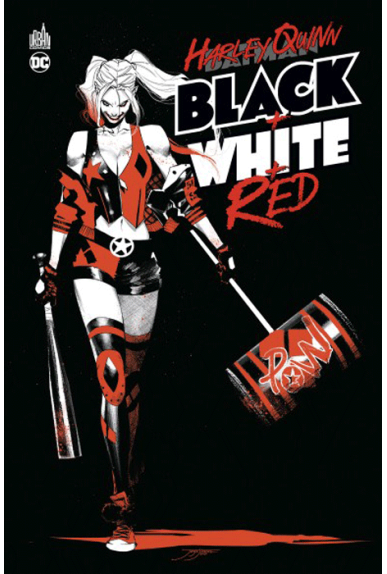 Harley Quinn Black White Red