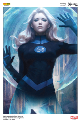 Ex-Libris La Femme Invisible par Artgerm