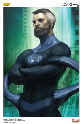 Ex-Libris Mister Fantastic par Artgerm