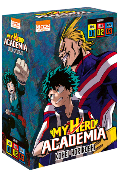 My Hero Academia coffret tome 1 à 3 Ki-oon - Excalibur Comics