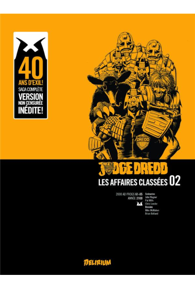 JUDGE DREDD - Les Affaires Classées Tome 2 JUDGE DREDD - Les Affaires Classées Tome 2