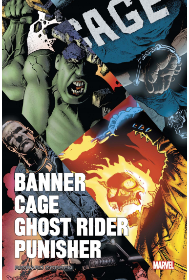 Banner, Cage, Punisher par Richard Corben Banner, Cage, Punisher par Richard Corben