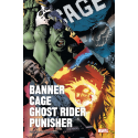 Banner, Cage, Punisher par Richard Corben
