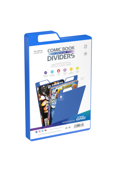 Intercalaires pour comics bleus x25