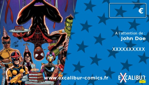 
							Carte cadeau Marvel