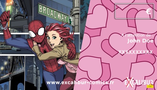 
							Carte cadeau Saint Valentin Spidey